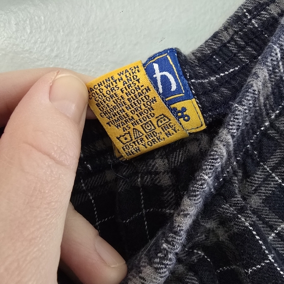 VINTAGE Disney Pants Mens L Winnie The Pooh Eeyore Flannel Pajama Bottoms - Picture 6 of 9